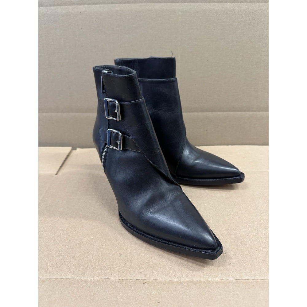 IRO Women's Stun Bootie Ankle Boots Cowboy boots Black Leather Size 39 / US 8IRO